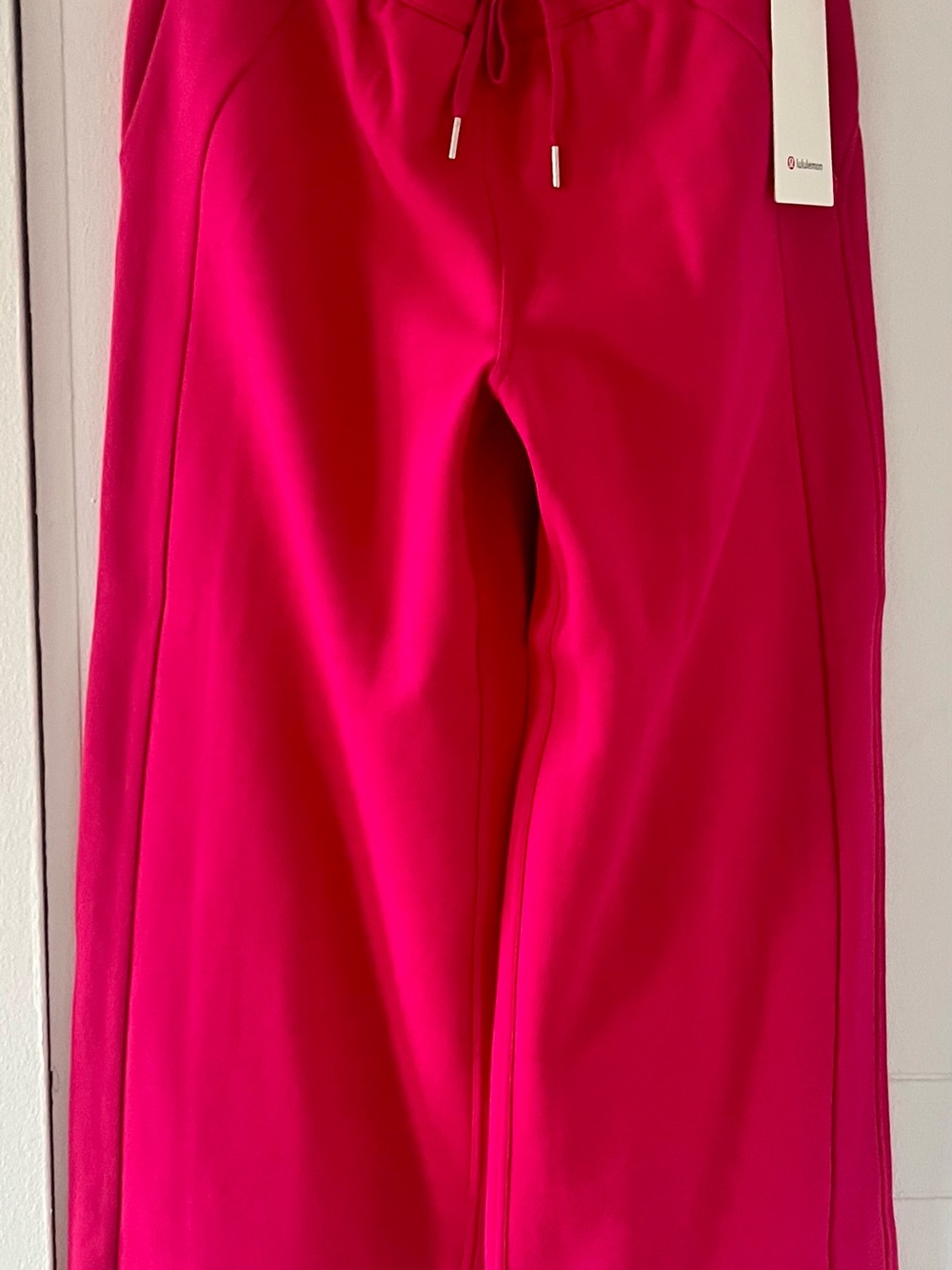 NWT Lululemon Scuba Wide-Leg Pants in Passion Fruit Size M - Picture 7 of 14